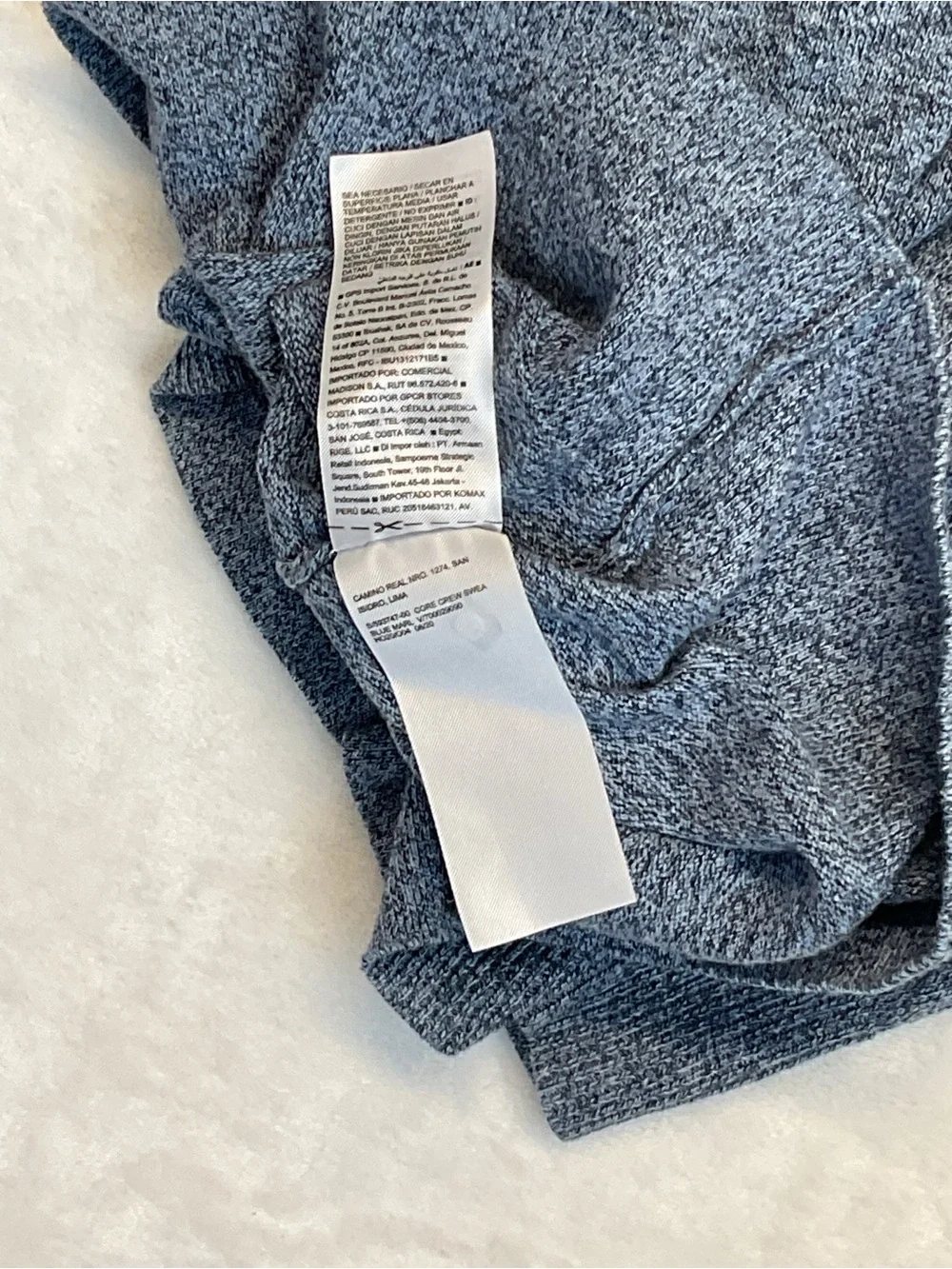 Old Navy Men's Crewneck Sweater - Heather Navy